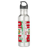 Peru Flag Patriotic Edelstahlflasche (Rückseite)