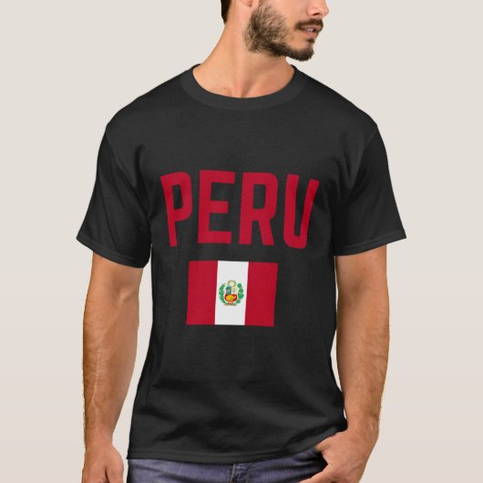 Peru Flag Peru T-Shirt (Vorderseite)