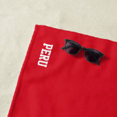 Peru Flag Splendid Patriotic Strandtuch (Beispiel)