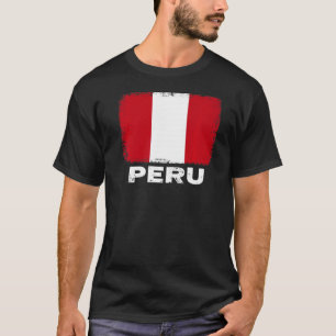 Peru Flag Unterstützung peruanischen Menschen Frau T-Shirt