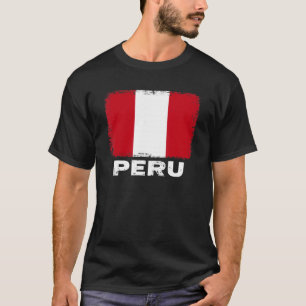 Peru Flag Unterstützung peruanischen Menschen Frau T-Shirt