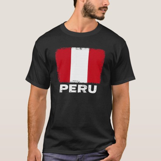 Peru Flag Unterstützung peruanischen Menschen Frau T-Shirt (Vorderseite)