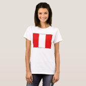 Peru Flag x Map T - Shirt (Vorne ganz)