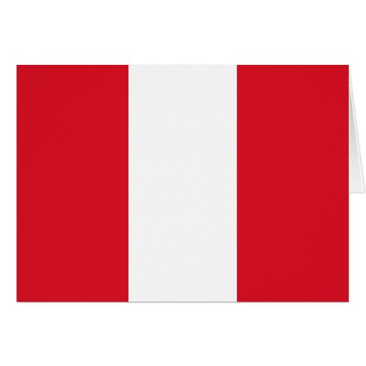 Peru-Flagge (Vorderseite (Horizontal))