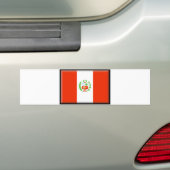 Peru-Flagge Autoaufkleber (Auf Auto)