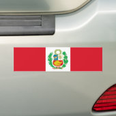 Peru-Flagge Autoaufkleber (Auf Auto)