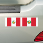 Peru-Flagge Autoaufkleber (Auf Auto)