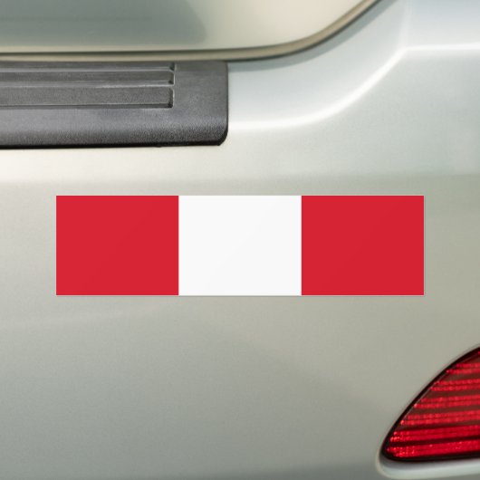 Peru-Flagge Autoaufkleber (Auf Auto)