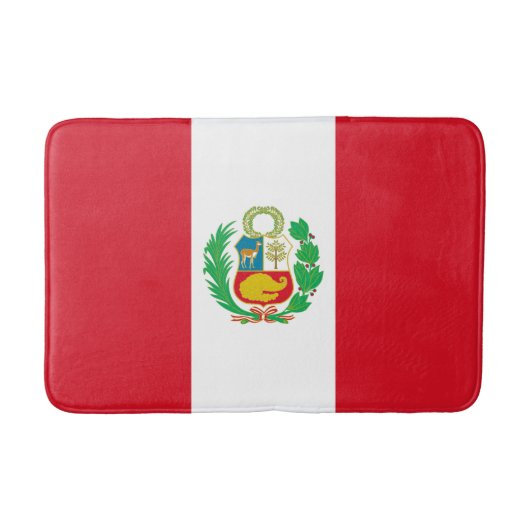 Peru-Flagge Badematte (Vorderseite)