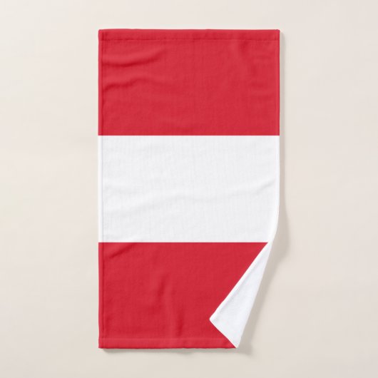 Peru-Flagge Badhandtuch Set (Handtuch)