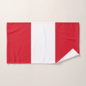 Peru-Flagge Badhandtuch Set (Handtuch)