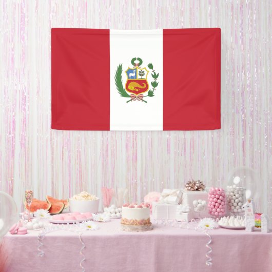 Peru-Flagge Banner (Party)