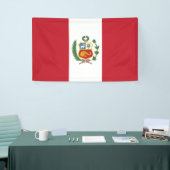 Peru-Flagge Banner (Messeveranstaltung)