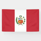 Peru-Flagge Banner (Horizontal)