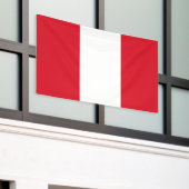 Peru-Flagge Banner (Äußeres Gebäude)