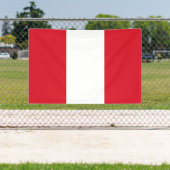 Peru-Flagge Banner (Insitu)
