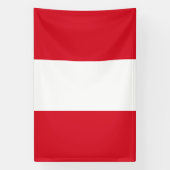 Peru-Flagge Banner (Vertikal)