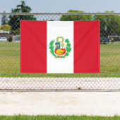 Peru-Flagge Banner (Insitu)