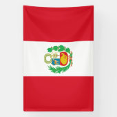 Peru-Flagge Banner (Vertikal)