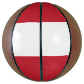 Peru-Flagge Basketball (Vertikal)