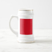 Peru-Flagge Bierglas (Links)