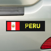 Peru-Flagge bumber Aufkleber Autoaufkleber (Auf Auto)