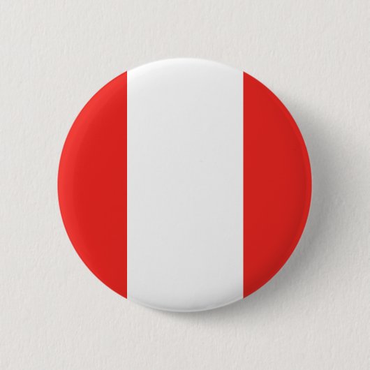 Peru-Flagge Button (Vorderseite)