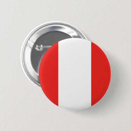 Peru-Flagge Button (Vorne & Hinten)