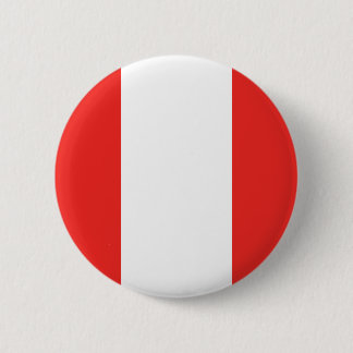 Peru-Flagge Button