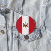 Peru-Flagge Button (Beispiel)