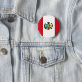 Peru-Flagge Button (Beispiel)