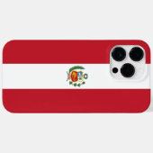 Peru-Flagge Case-Mate iPhone Hülle (Rückseite (Horizontal))