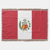 Peru-Flagge Decke (Vorderseite)