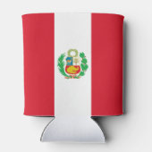 Peru-Flagge Dosenkühler (Rückseite)