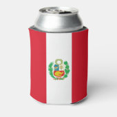 Peru-Flagge Dosenkühler (Kanne Rückseite)