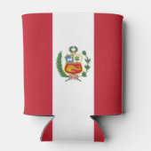 Peru-Flagge Dosenkühler (Rückseite)