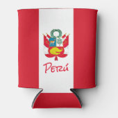 Peru-Flagge Dosenkühler (Vorderseite)