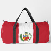 Peru-Flagge Duffle Bag (Vorderseite)