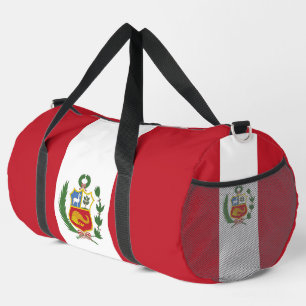 Peru-Flagge Duffle Bag