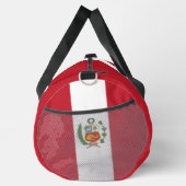 Peru-Flagge Duffle Bag (Rechts)