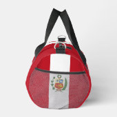 Peru-Flagge Duffle Bag (Rechts)