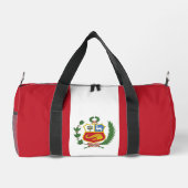 Peru-Flagge Duffle Bag (Rückseite)