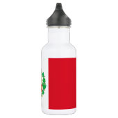 Peru-Flagge Edelstahlflasche (Rechts)