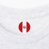 Peru-Flagge Etiketten (Befestigt)