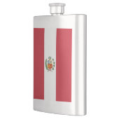 Peru-Flagge Flachmann (Links)