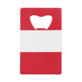 Peru-Flagge Geldbeutel Flaschenöffner (Vorderseite)