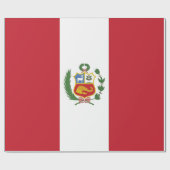 Peru-Flagge Geschenkpapier (Flach)