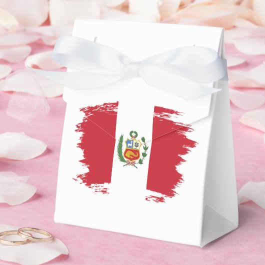 Peru-Flagge Geschenkschachtel (Hochzeit)