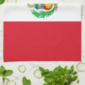 Peru-Flagge Geschirrtuch (Gefaltet)