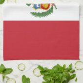 Peru-Flagge Geschirrtuch (Gefaltet)